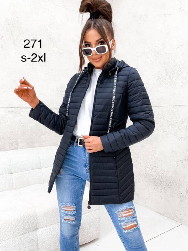 Kurtki damskie cienki Roz S-2XL, 1 Kolor Paczka 5 szt